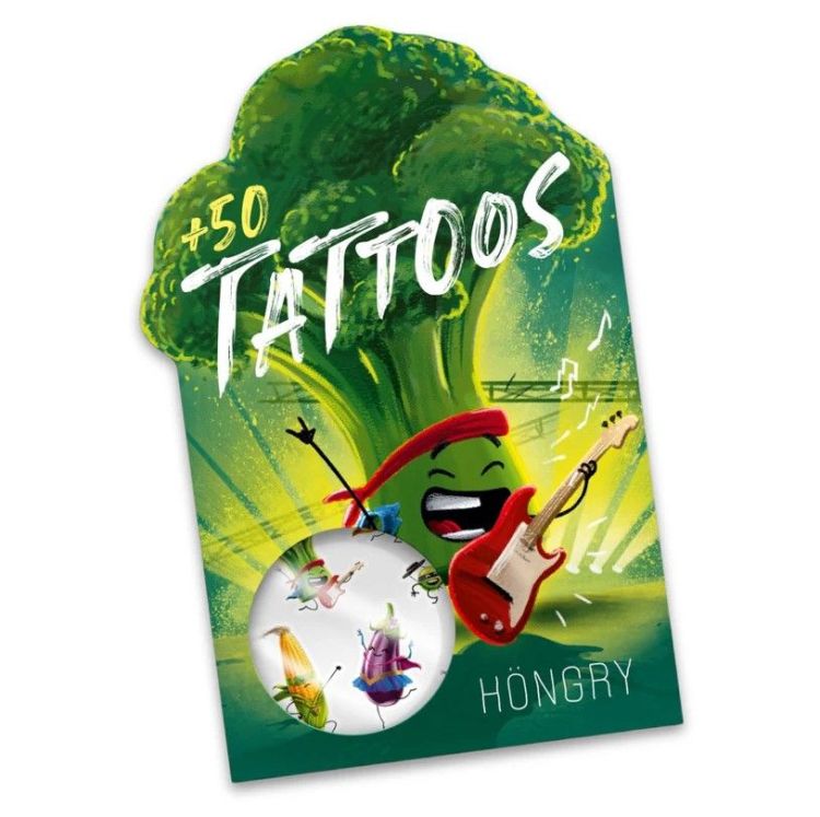 HÖNGRY Tattoos - Brock 'n roll groenten (+50 stuks)