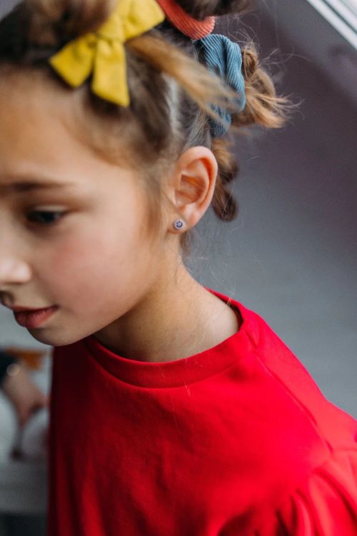 imruby ALICE smiley stud earrings