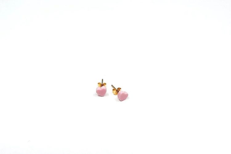 imruby ELLE heart stud earrings