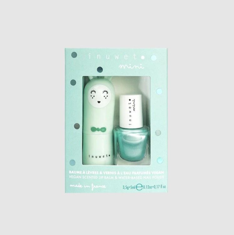 Inuwet Lippenbalsem & nagellak set - Appel