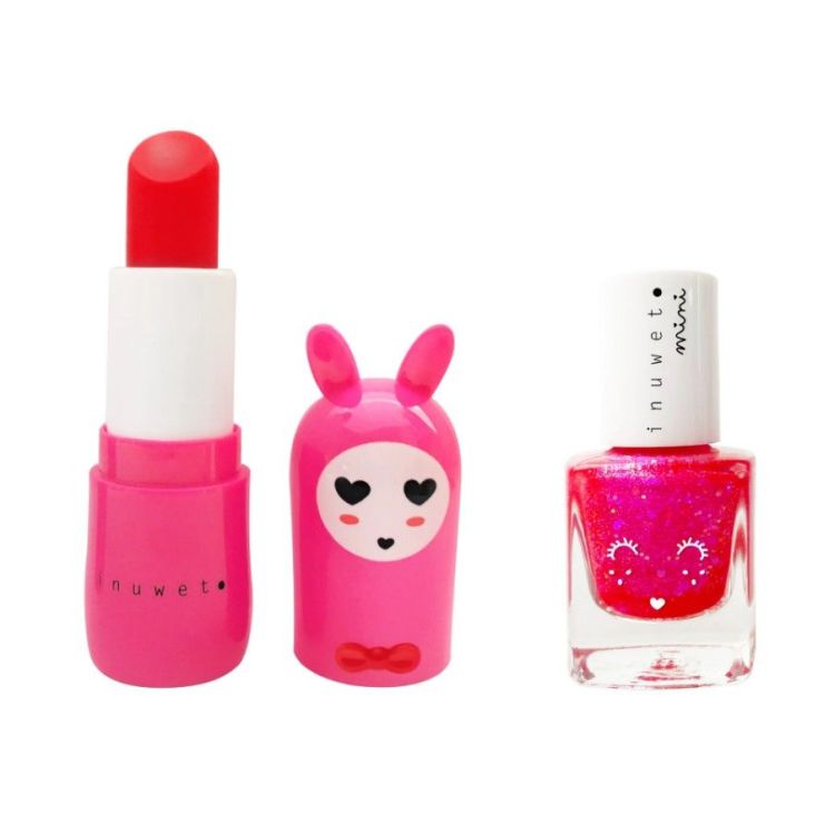 Inuwet Lippenbalsem & nagellak set - Kersen