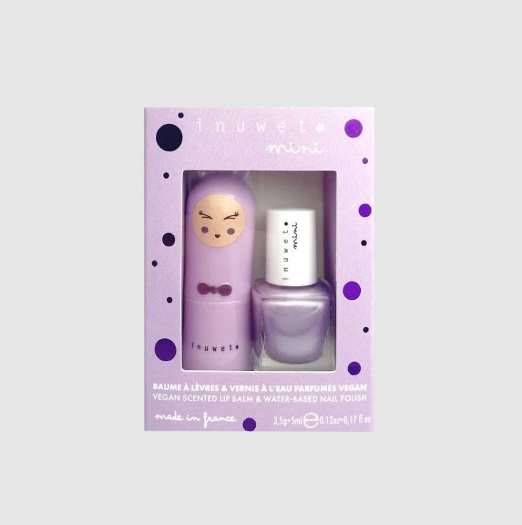 Inuwet Lippenbalsem & nagellak set - Marshmellow