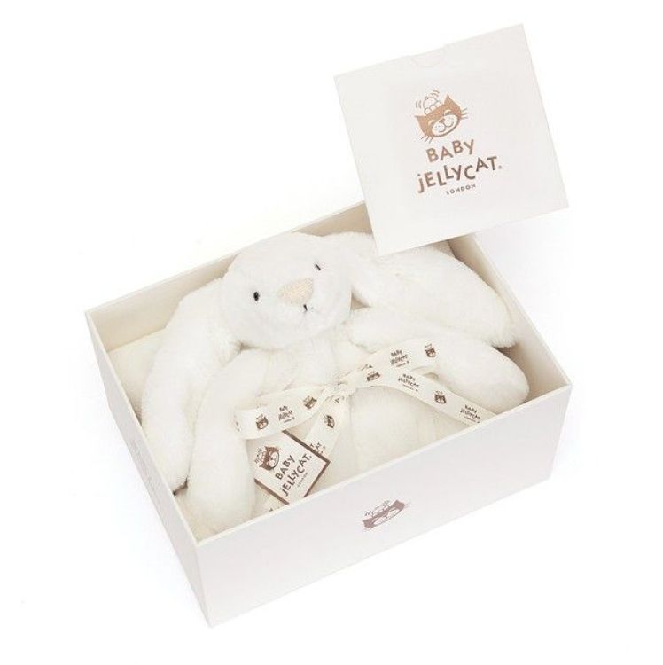 Jellycat Dekentje - Bashfull Luxe bunny Luna Blankie