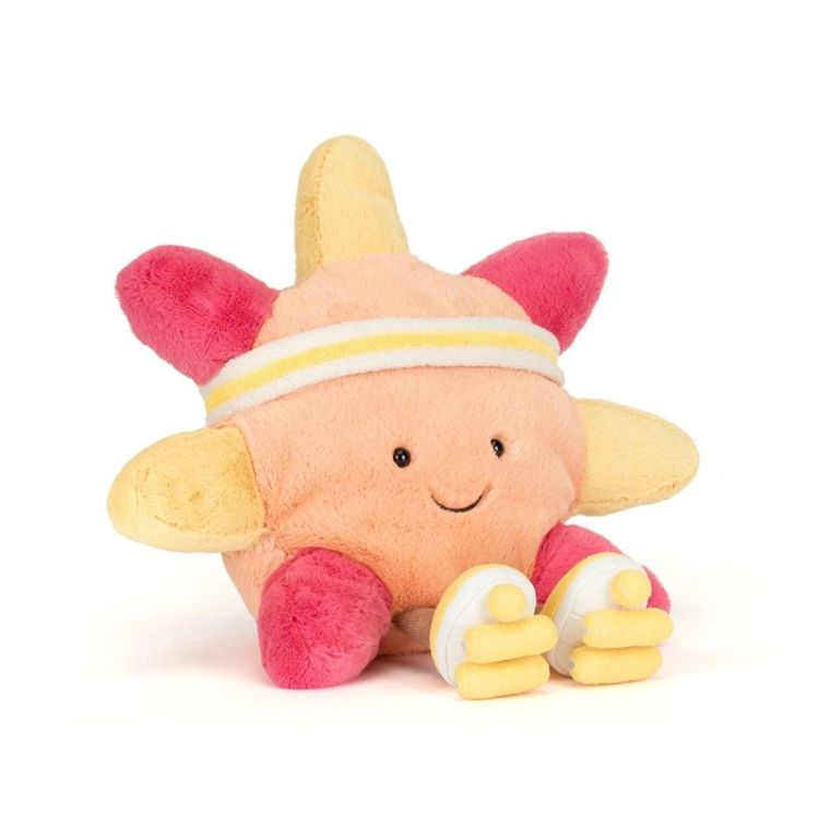 Jellycat Knuffel - Amuseable Sun 'Roller skates' Jellycat Knuffel - Amuseable Sun 'Roller skates'