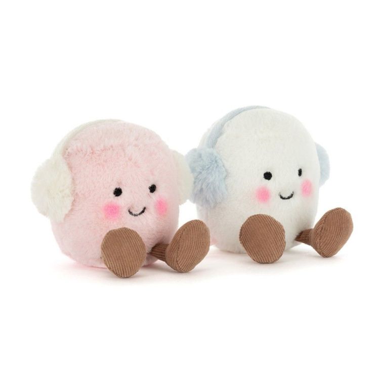 Jellycat Knuffel - Amuseable Toastie Pink And White Marshmallows