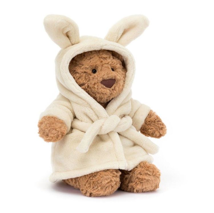 Jellycat Knuffel - Bartholomew bear bathrobe outfit Jellycat Knuffel - Bartholomew bear bathrobe outfit