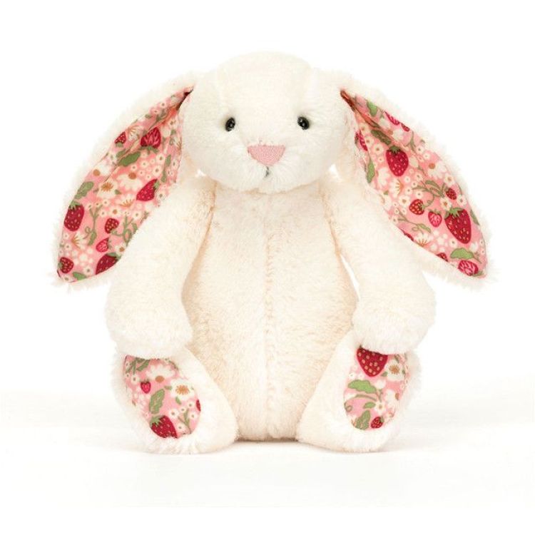 Jellycat Knuffel - Blossom Cream Bunny Berry Medium Jellycat Knuffel - Blossom Cream Bunny Berry Medium