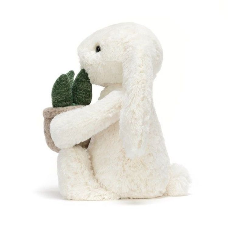 Jellycat Knuffel - Cream bunny with plant