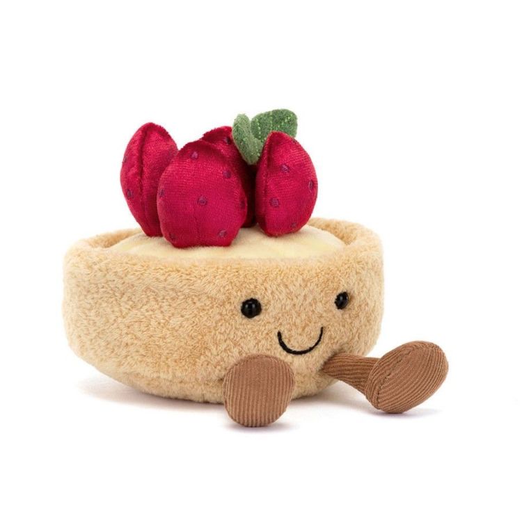 Jellycat Knuffel - Fleurette Tarte aux fraises