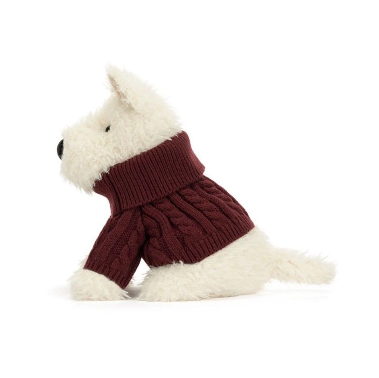 Jellycat Knuffel - Munro Scottie Dog Winter Jumper Outfit