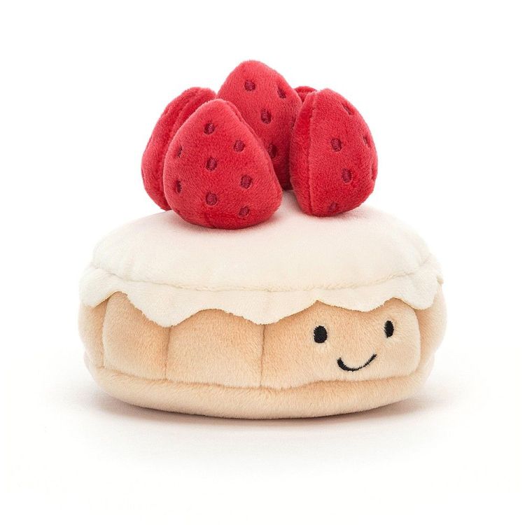 Jellycat Knuffel - Pretty Patisserie Tarte Aux Fraises