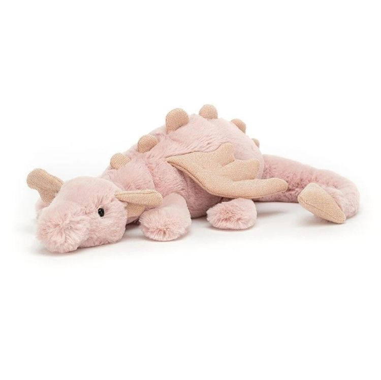 Jellycat Knuffel - Rose Dragon Little