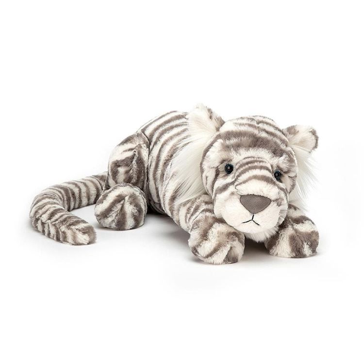 Jellycat Knuffel - Sacha Snow Tiger