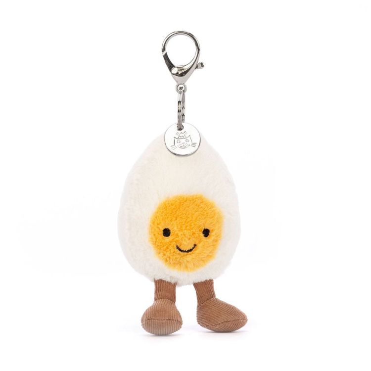 Jellycat Sleutelhanger - Amuseables Happy Boiled Egg Bag Charm