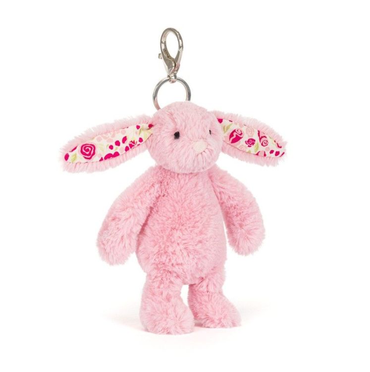 Jellycat Sleutelhanger - Blushkin Blossom bunny Bag Charm