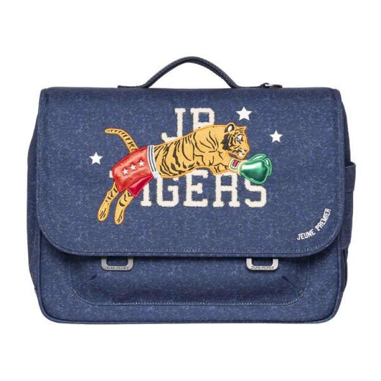 Jeune Premier Boekentas - It bag midi - Boxing Tiger (Navy mélange)