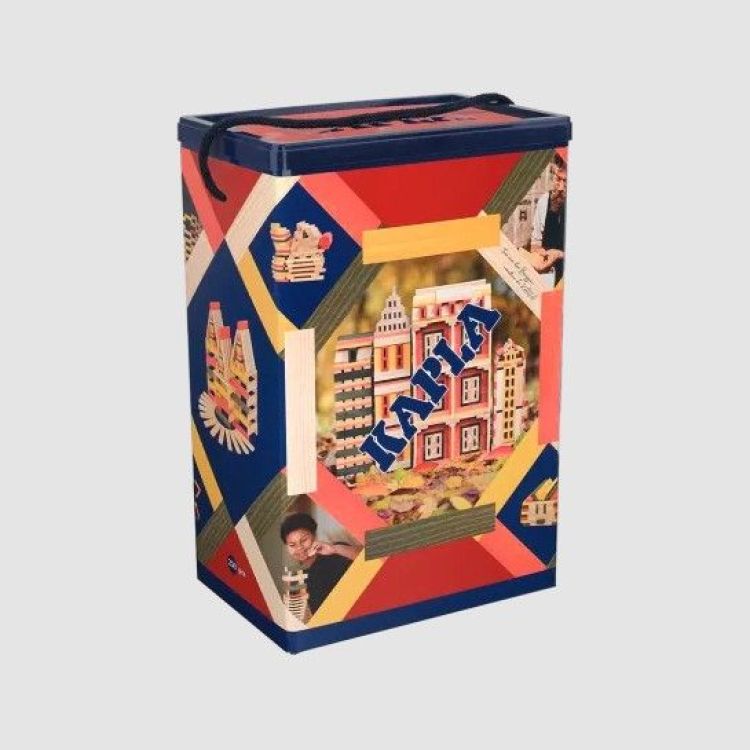 Kapla Bouwton met 200 blokken - kleur Kapla Bouwton met 200 blokken - kleur