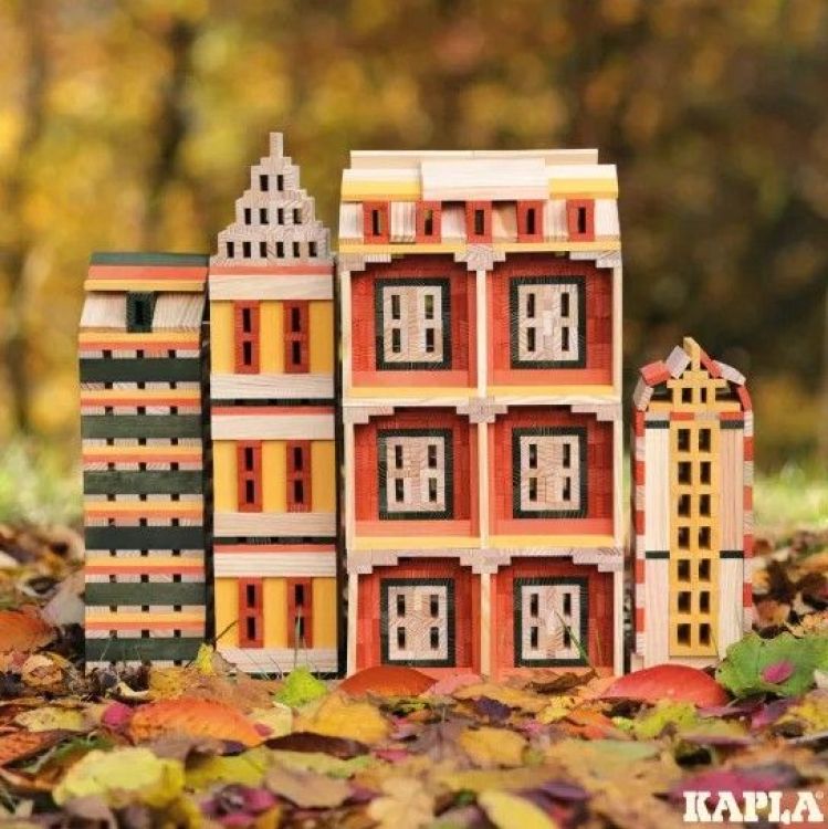 Kapla Bouwton met 200 blokken - kleur