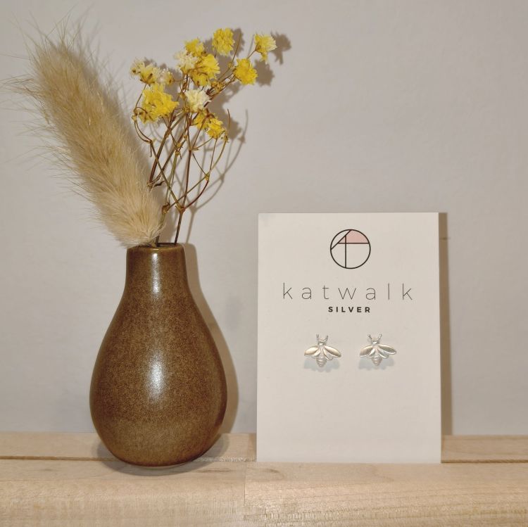 Katwalk Oorbellen - Bij - zilver