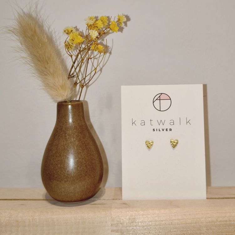 Katwalk Oorbellen - Hart - goud