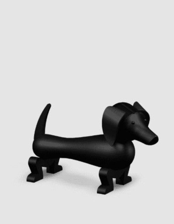 Kay Bojesen Dog - Dark stained oak Medium Kay Bojesen Dog - Dark stained oak Medium