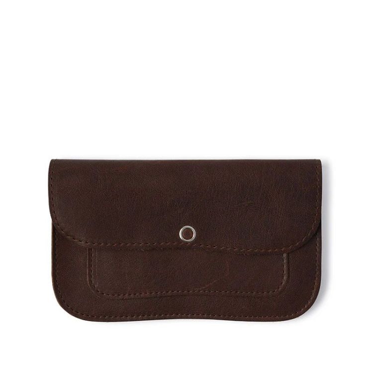 Keecie Portemonnee - dark brown used look