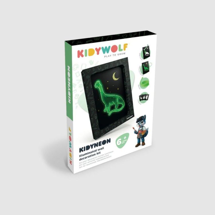 Kidywolf Kidyneon - Decoratie kit - Dino Kidywolf Kidyneon - Decoratie kit - Dino