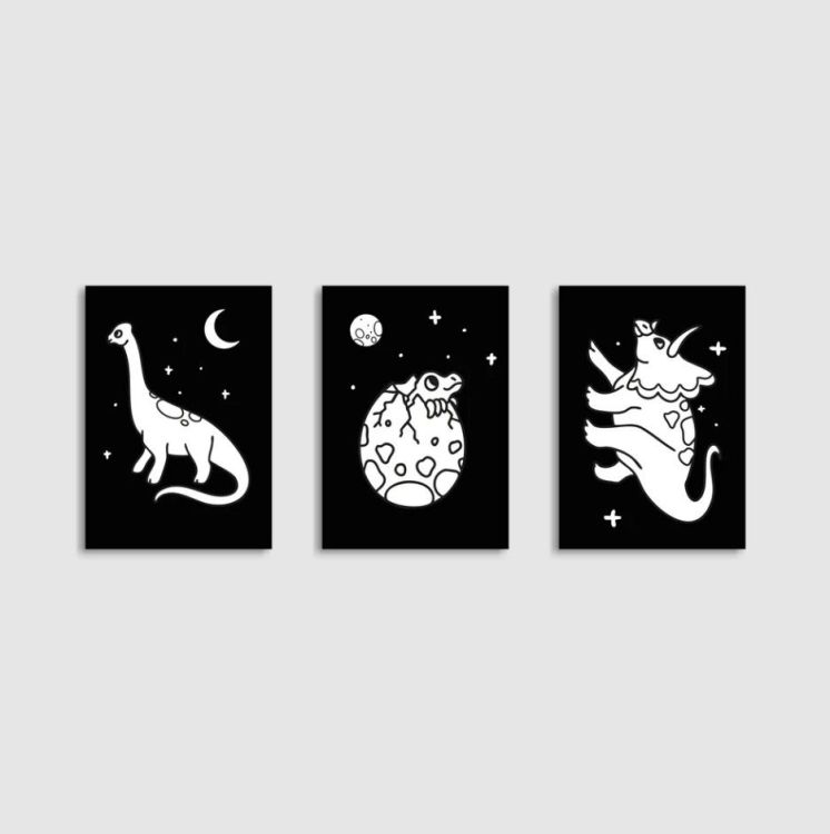 Kidywolf Kidyneon - Decoratie kit - Dino