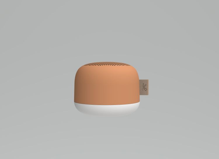 Kreafunk aLIGHT bluetooth speaker met lampje en magneet - Cotta Orange