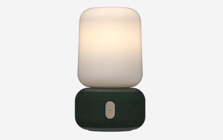 Kreafunk aLOOMI bluetooth speaker met lampje - cosy green