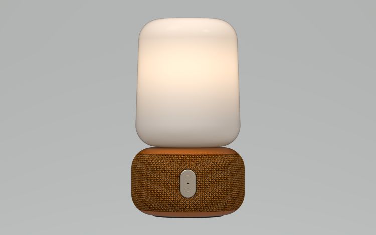 Kreafunk aLOOMI bluetooth speaker met lampje - Easy Orange