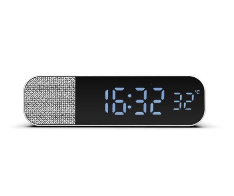 Kreafunk aWAKE clock + bluetooth speaker - wit