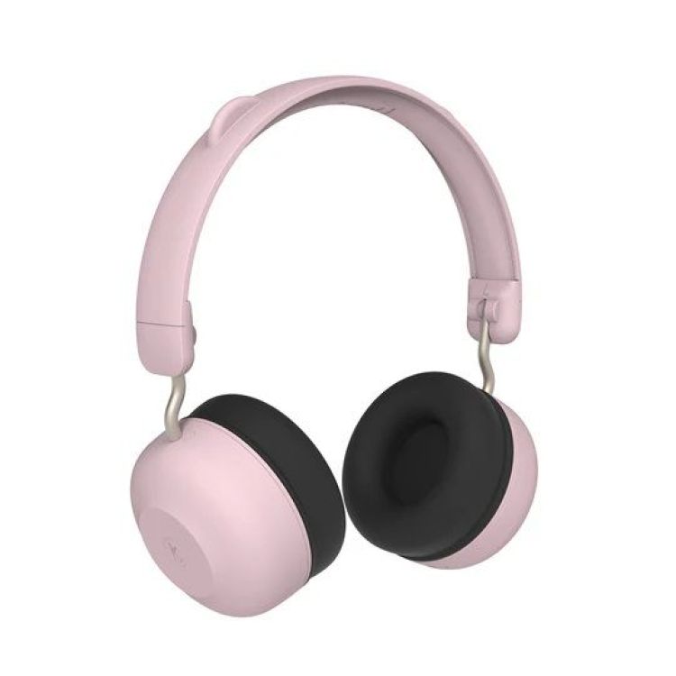 Kreafunk Buzz Junior safe audio koptelefoon voor kinderen - dusty rose