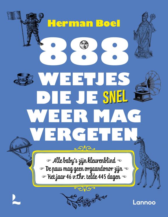 Lannoo 888 weetjes die je snel weer mag vergeten