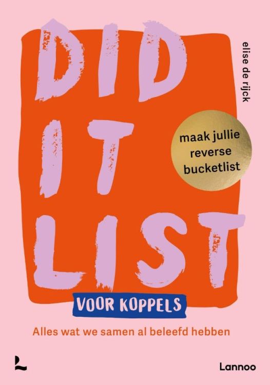 Lannoo Did it list - Maak jullie reverse bucketlist - voor koppels