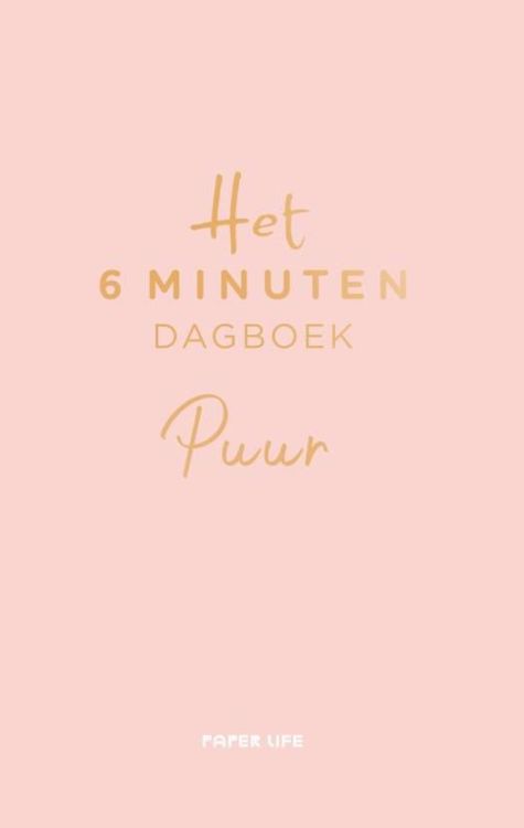 Lannoo Het 6 minuten dagboek - Puur