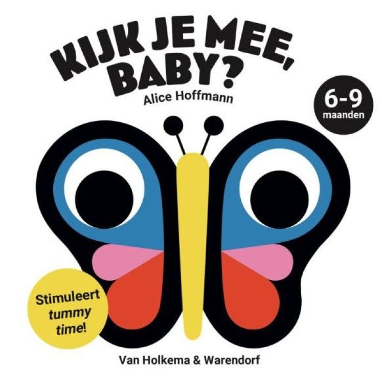 Lannoo Kartonboek - Kijk je mee, baby ? - Alive Hoffmann ( 6-9 maanden )