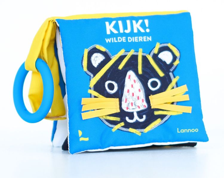 Lannoo Kijk! Wilde dieren - Knisperboek + bijtring