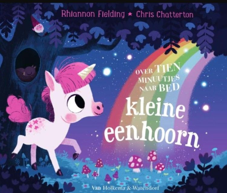 Lannoo Over tien minuutjes naar bed kleine eenhoorn - Rhiannon Fielding