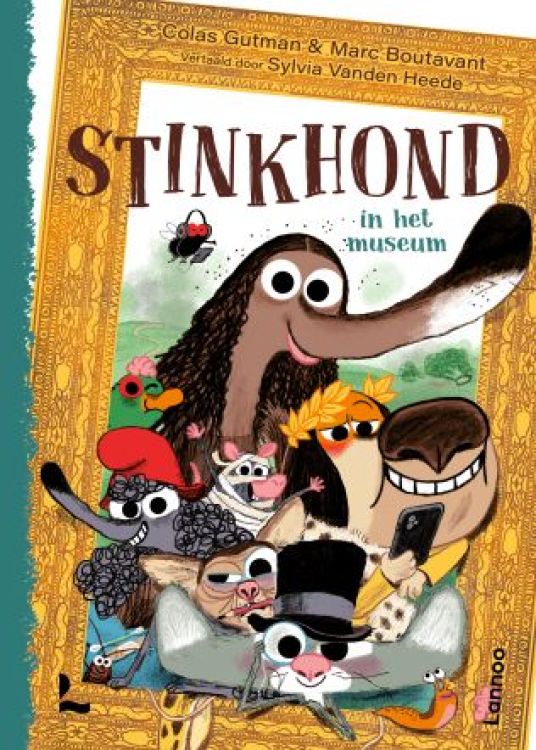 Lannoo Stinkhond in het museum