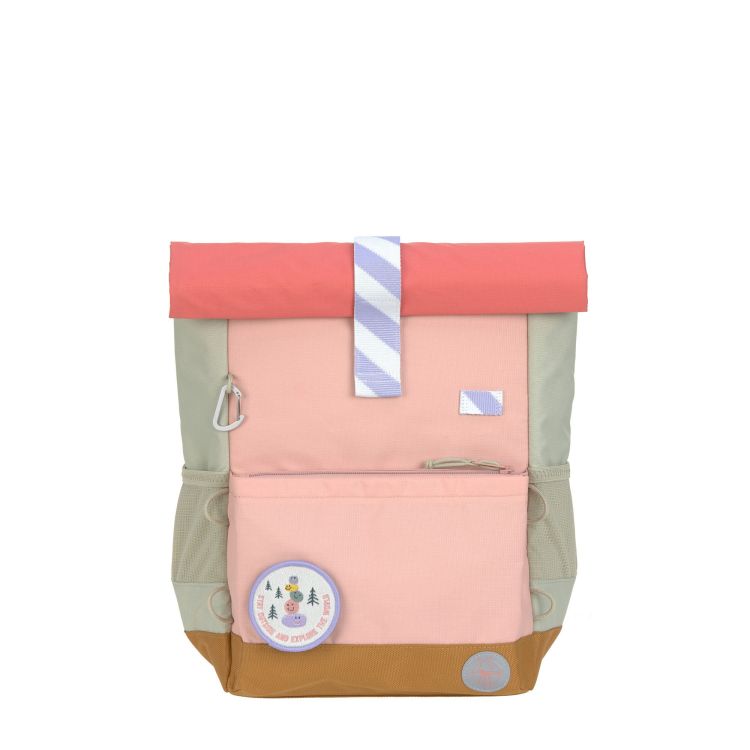 Lässig Kinderrugzak - Medium Rolltop Sunny Explorer Rose/ pink