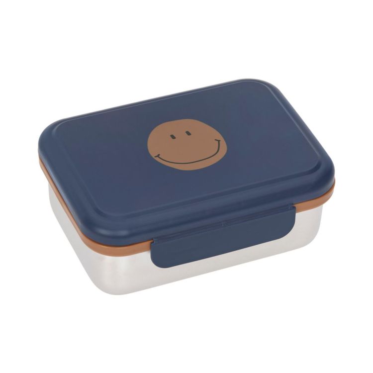 Lässig Lunchbox RVS - Little Gang Smile navy