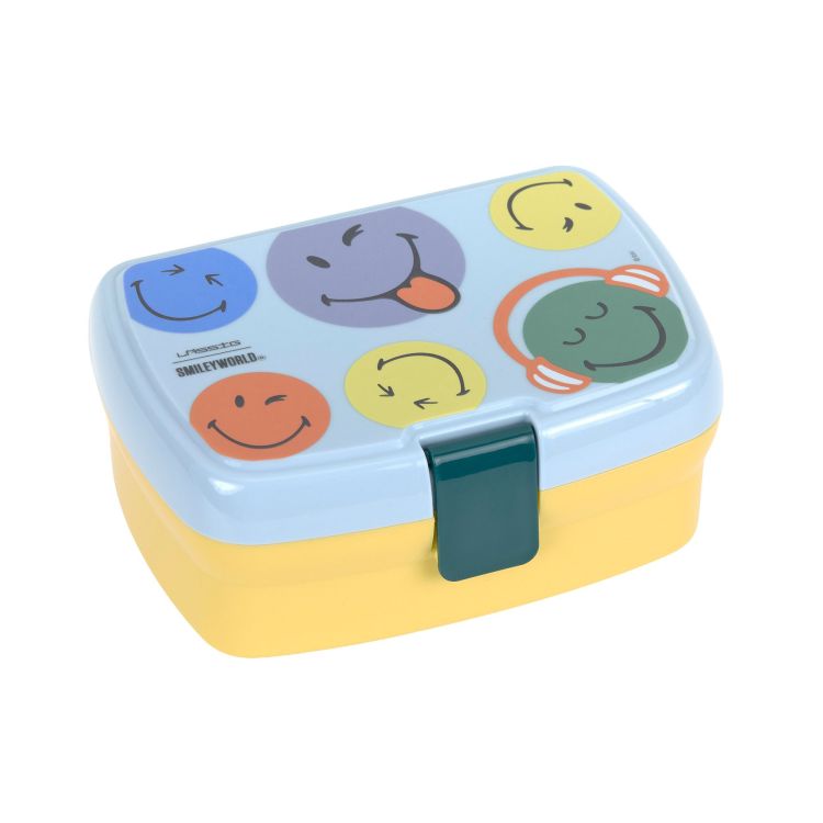 Lässig Lunchbox - Smiley World Blue