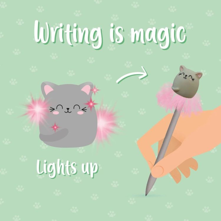 Legami Balpen met licht - Kitty