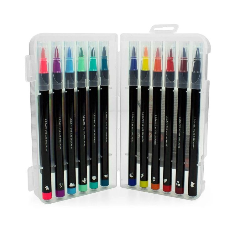 Legami Brush markers - 12 aquarelpenseelstiften - Multi