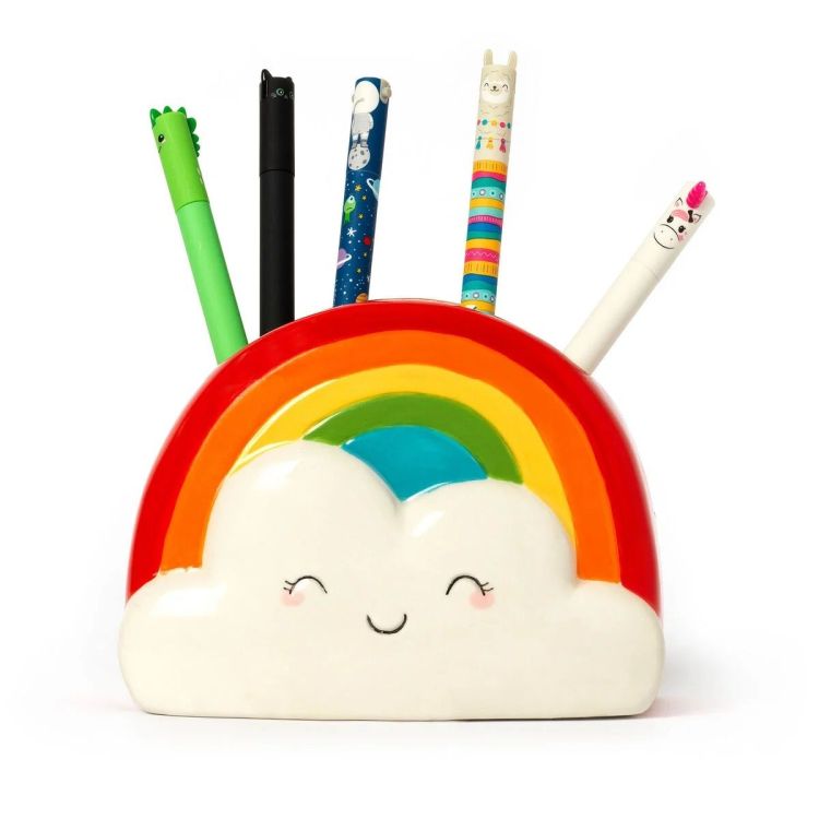 Legami Desk Friends keramieken pennenhouder - Rainbow