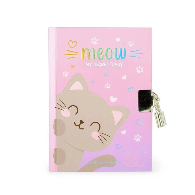 Legami Geheim dagboek met hangslotje - Meow