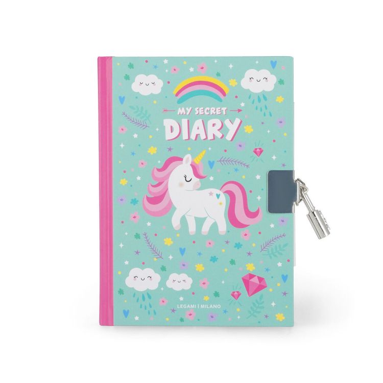 Legami Geheim dagboek met hangslotje - Unicorn