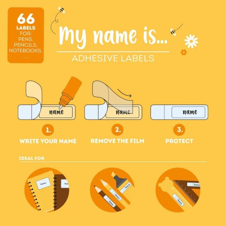 Legami My name is... - Naamstickers - Beer