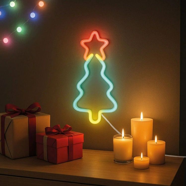 Legami Neon sign - Kerstboom